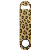 Leopard Animal Print Skin Patroon Speed Flessenopener (Achterkant)