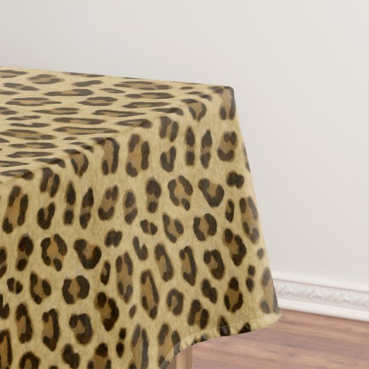 Leopard Animal Print Skin Patroon Tafelkleed (Voorbeeld)