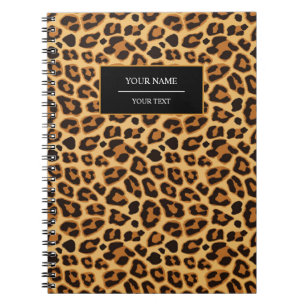 Leopard Animal Print Skin Pattern Notebook Notitieboek