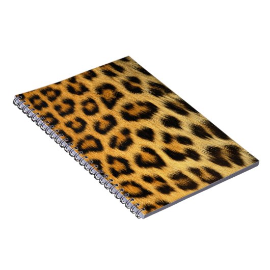 Leopard Animal Print Skin Pattern Notitieboek (Rechterzijde)