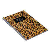 Leopard Animal Print Skin Pattern Notitieboek (Rechterzijde)