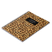 Leopard Animal Print Skin Pattern Notitieboek (Linkerzijde)