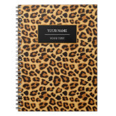 Leopard Animal Print Skin Pattern Notitieboek (Voorkant)