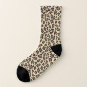 Leopard Animal Print Sokken (Links - buitenkant)
