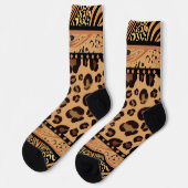 Leopard Animal Print Sokken (Links)
