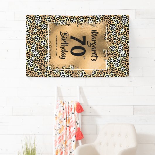 Leopard Animal Print Spandoek (Insitu)