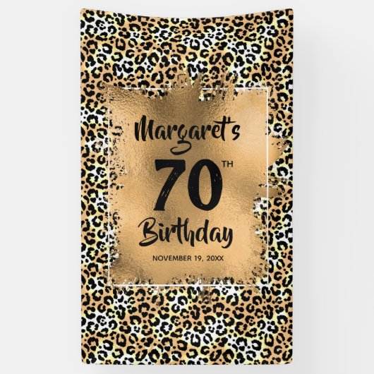 Leopard Animal Print Spandoek (Verticaal)