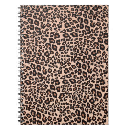 Leopard Animal Print Spiral Notitieboek School/Kan