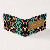 LEOPARD Animal Print - Visitekaartje (Buitenkant)