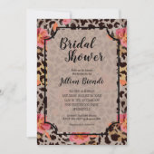 Leopard Animal Print Vrijgezellenfeest Kaart (Voorkant)