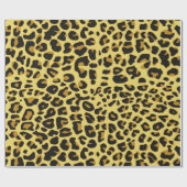 Leopard Animal Skin Pattern Print Cadeaupapier (Vlak)