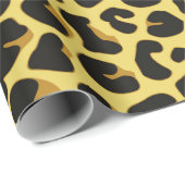 Leopard Animal Skin Pattern Print Cadeaupapier (Rol Hoek)