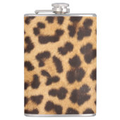 Leopard Animal Skin Print Heupfles (Voorkant)