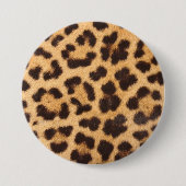 Leopard Animal Skin Print Ronde Button 7,6 Cm (Voorkant)