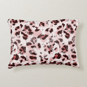 Leopard Animal Skin: Tie Dye Elegance. Accent Kussen