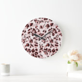 Leopard Animal Skin: Tie Dye Elegance. Grote Klok (Huis)