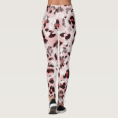 Leopard Animal Skin: Tie Dye Elegance. Leggings (Achterkant)