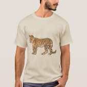 Leopard Annoyed Expression T-shirt (Voorkant)