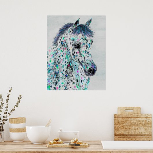 leopard appalooa poster (Keuken)