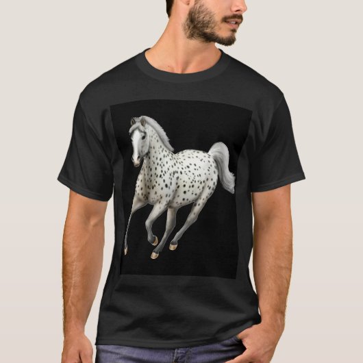 Leopard Appaloosa Galloping T-shirt (Voorkant)