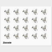 Leopard Appaloosa Horse Galloping Sticker (Vel)
