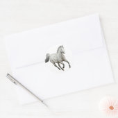 Leopard Appaloosa Horse Galloping Sticker (Envelop)