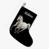 Leopard Appaloosa Horse kerststaart Kleine Kerstsok (Voorkant (Hangend))
