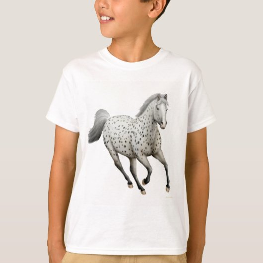 Leopard Appaloosa Horse Kinder T-Shirt (Voorkant)