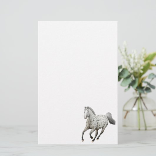 Leopard Appaloosa Horse Stationery Briefpapier (Staand voorkant)