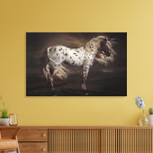 Leopard Appaloosa Stretched Canvas Print (Insitu (Woonkamer))