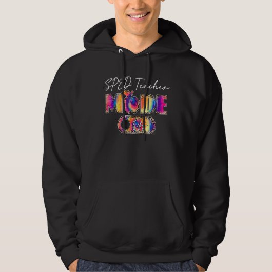 Leopard Apple Sped Teacher Mode off laatste dag SC Hoodie (Voorkant)
