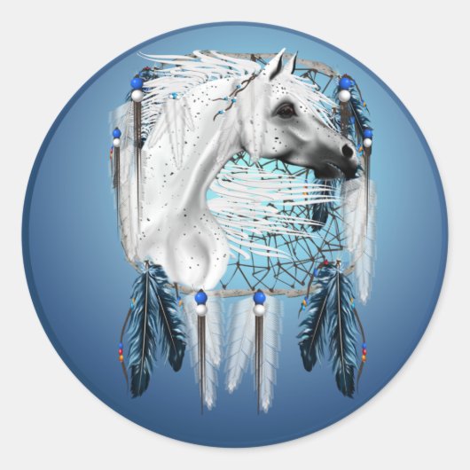 Leopard Appy Dream Catcher Sticker (Voorkant)