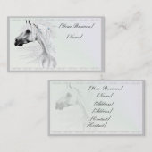 Leopard Appy en White Feathers Visitekaartje (Voorkant / Achterkant)