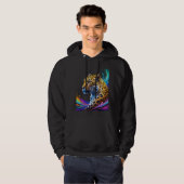 Leopard art hoodie (Voorkant volledig)