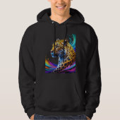 Leopard art hoodie (Voorkant)