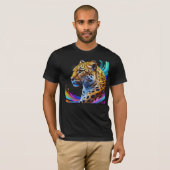 Leopard art t-shirt (Voorkant volledig)