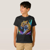 Leopard art t-shirt (Voorkant volledig)
