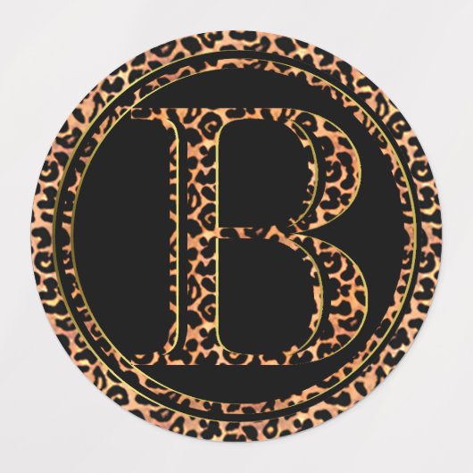Leopard B Labels (Design 1)