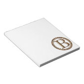 leopard B Notitieblok (Schuin)