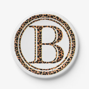 leopard B Papieren Bordje