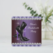 Leopard Bachelorette Party Kaart (Staand voorkant)