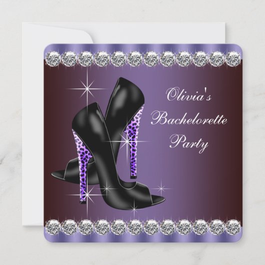 Leopard Bachelorette Party Kaart (Voorkant)