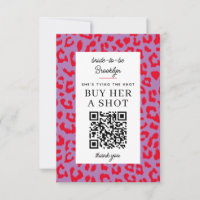 Leopard Bachelorette Party Koop een Shot QR Betali