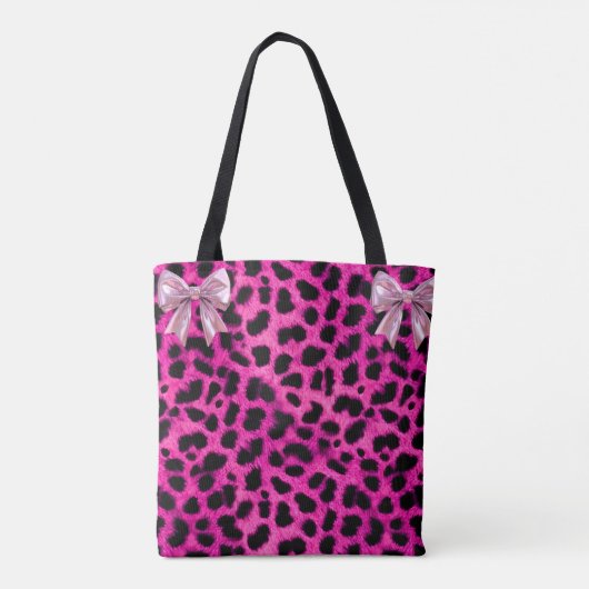 Leopard bag tote bag (Achterkant)