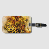 Leopard Bagagelabel (Voorkant (horizontaal))