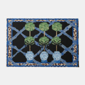 Leopard Bamboo Chinoiserie Ginger Jar Doormat Rug Deurmat (Voorkant)
