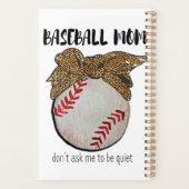 Leopard Bandana Baseball mama Planner (Achterkant)