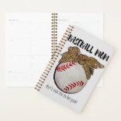 Leopard Bandana Baseball mama Planner (Display)