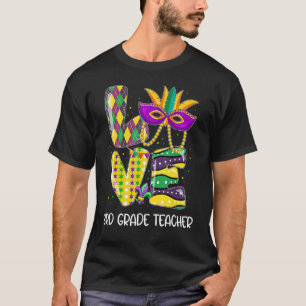 Leopard Beads Bling LOVE T-shirt