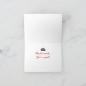 Leopard Bedankt Card Sieraden Mode (Binnen)